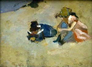 Gyerekek a dunek kozott da George Hendrik Breitner